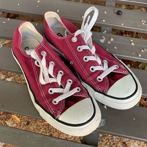 Burgundy Converse